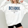 thumbnail image 2 of School Nurse Graphic Sweatshirt, Women's Casual Long Sleeve Pullover, 2 of 6