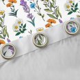 thumbnail image 4 of Homewish Teens Colorful Flowers Blackout Curtains Set of 2 (52x84 Each),Spring Garden Window Curtains,Chic Floral Blossoms Curtains and Drapes,Ultra Soft Home Decor, 4 of 6