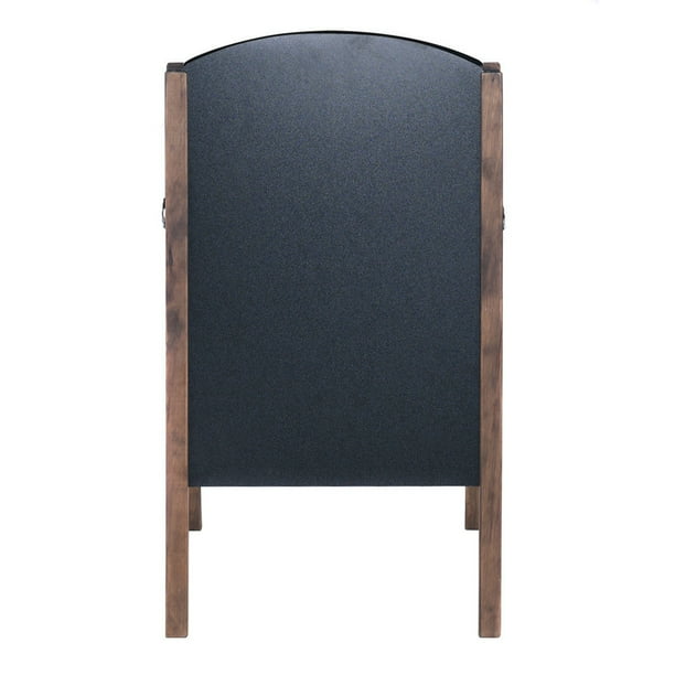 Costway 40'' Wood A-Frame Chalkboard Sign Menu Board Sidewalk