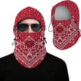 thumbnail image 1 of Pasamontañas a prueba de viento máscara de esquí Uv protección solar capucha térmica peso pesado invierno cálido motocicleta cara cubierta sombrero para hombres, 1 of 2
