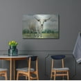thumbnail image 4 of Luxe Metal Art 'White Longhorn Cow'  by Silvia Vassileva Metal Wall Art, 36" x 24", 4 of 9