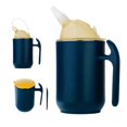 thumbnail image 1 of Spill Proof Cups for Elderly Patient Drinking Cup with Handle Hospital Mugs, 1 of 5