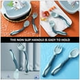 thumbnail image 4 of 2 Sets Baby Training Utensils Flexible Spoons and Forks Self Feeding Cutlery, 4 of 9