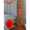 thumbnail image 3 of Cadena de luces SUNSGNE, 2,6 m, corazón rojo, 10 LED, 120 V, enchufable, 3 of 7
