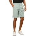 thumbnail image 5 of INSPIRE CHIC Striped Shorts for Men's Regular Fit Summer Chino Shorts Pants 38 Gray, 5 of 6