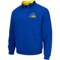 thumbnail image 2 of Men's Colosseum Royal Delaware Fightin' Blue Hens Tortugas Logo Quarter-Zip Pullover Jacket, 2 of 3
