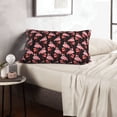 thumbnail image 6 of Uemuo New Year Flamingo Print Throw Pillow Case – Cozy & Soft Cushion Cover, Hypoallergenic Pillow Case for Sleeping, Perfect for Women with Envelope Closure-14"x20", 6 of 6