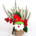 thumbnail image 2 of Mini árboles de Navidad adorno de escritorio tela de espuma de PVC accesorios para el hogar decoración del hogar adornos de fiesta tamaño Kits de decoración para fiestas Verde/Tamaño Pequeño Toystoory HA070117-02, 2 of 6