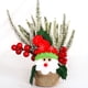 thumbnail image 2 of Mini árboles de Navidad adorno de escritorio tela de espuma de PVC accesorios para el hogar decoración del hogar adornos de fiesta tamaño Kits de decoración para fiestas Verde/Tamaño Pequeño Bewildely HA070117-02, 2 of 6