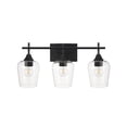 thumbnail image 4 of allen + roth Meredith 22.26-in 3-Light Black Led, Modern/Contemporary Vanity Light, 4 of 6