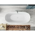 thumbnail image 2 of Sterling 96130 Unwind 67" Free Standing Acrylic Soaking Tub - Non Slip White, 2 of 6