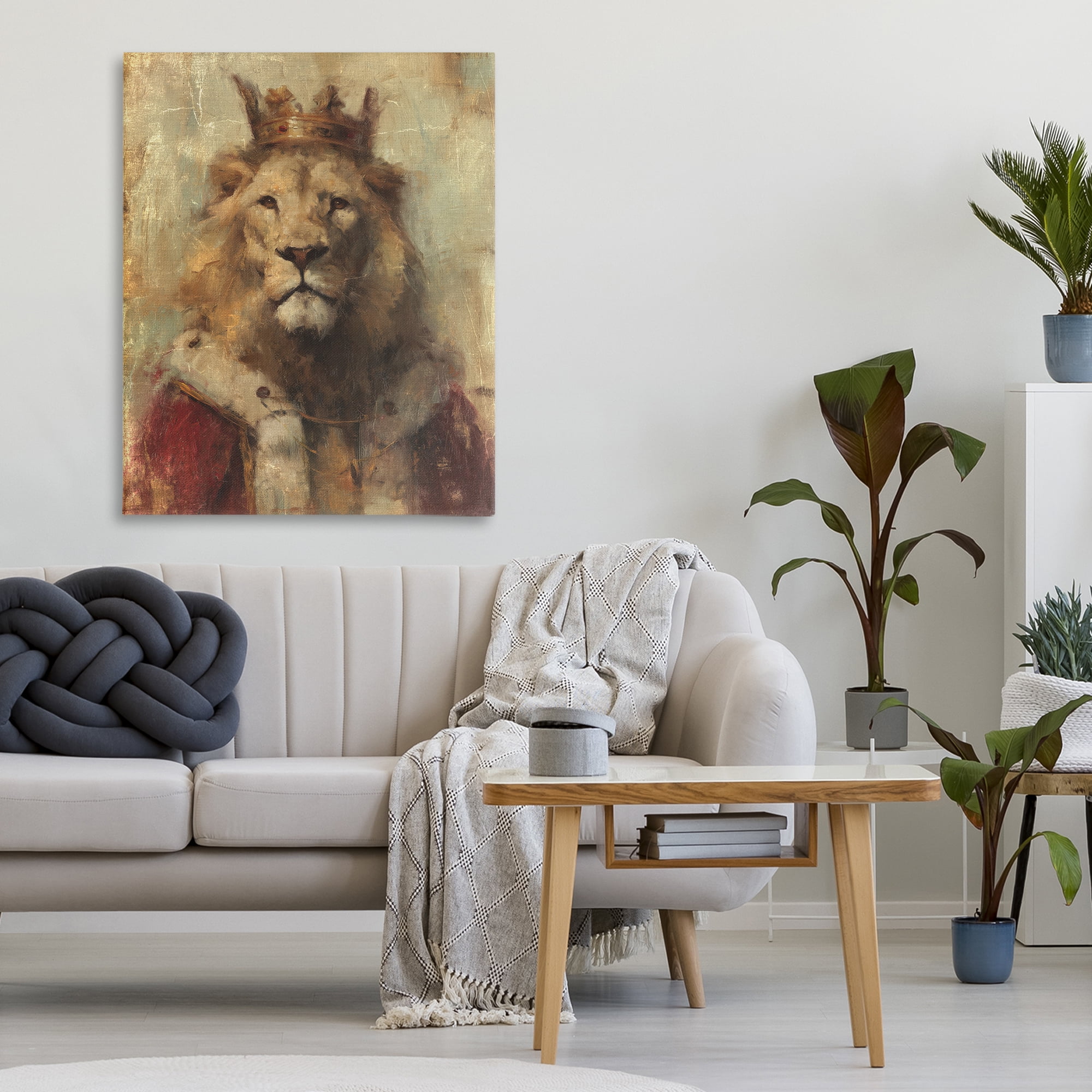 Stupell Industries Regal Lion Sovereign Canvas Wall Art, design by Svetlana Aleynikova