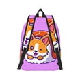 thumbnail image 2 of Yiaed Corgi In Sushi Roll Print Backpack, Premium Laptop Backpack, Travel Backpack for Women, Lightweight Backpacks, Comfortable Back Pack-Medium, 2 of 7