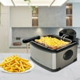 thumbnail image 2 of Kenmore Deep Fryer & 3 Frying Baskets 1700W 4L (17 Cup) Lid With View Window Professional Style Electric Oil Fryer Adjustable Temperature & Timer Stainless Steel, 2 of 7