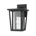 thumbnail image 3 of 1 Light Outdoor Wall Mount In Craftsman Style 7.25 Inches Wide By 11.5 Inches High-Black Finish Z-Lite 571S-Bk, 3 of 7