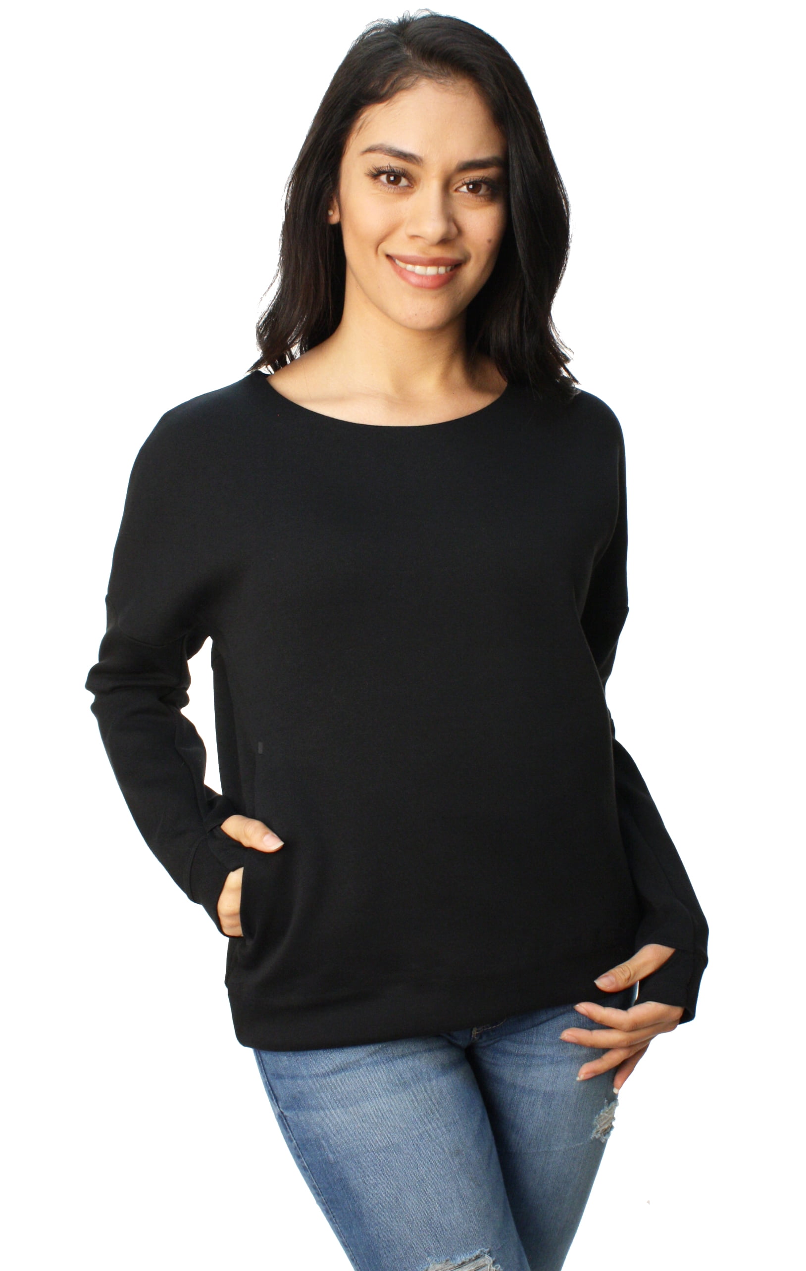 Nike Women's Tech Fleece Crew Pullover Sweater - Walmart.com