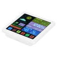 thumbnail image 1 of Weather Clock,  Transmission 20%-95% ABS Temperature Humidity , High Accuracy For Office Home, 1 of 8
