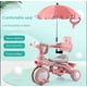 thumbnail image 2 of Triciclo para bebé, bicicleta de Pedal para niños de 1 a 3 años, herramienta para caminar en coche, bicicleta de tres ruedas, cochecito infantil con luz musical zhangmengya LED, 2 of 2
