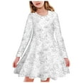 thumbnail image 4 of JIKNTTR Girls Nightgowns Cute Nightdress Kid Diy Hand Painted Homewear Colouring Night Dress For Girl Can Play With And Wear Soft Cute Pajamas Dress, 4 of 4
