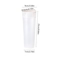 thumbnail image 3 of Plastic Transparent Water Pitcher, Beverage Dispenser With Attached Cover, for Home Workspace and Restaurant, White, 3 of 9
