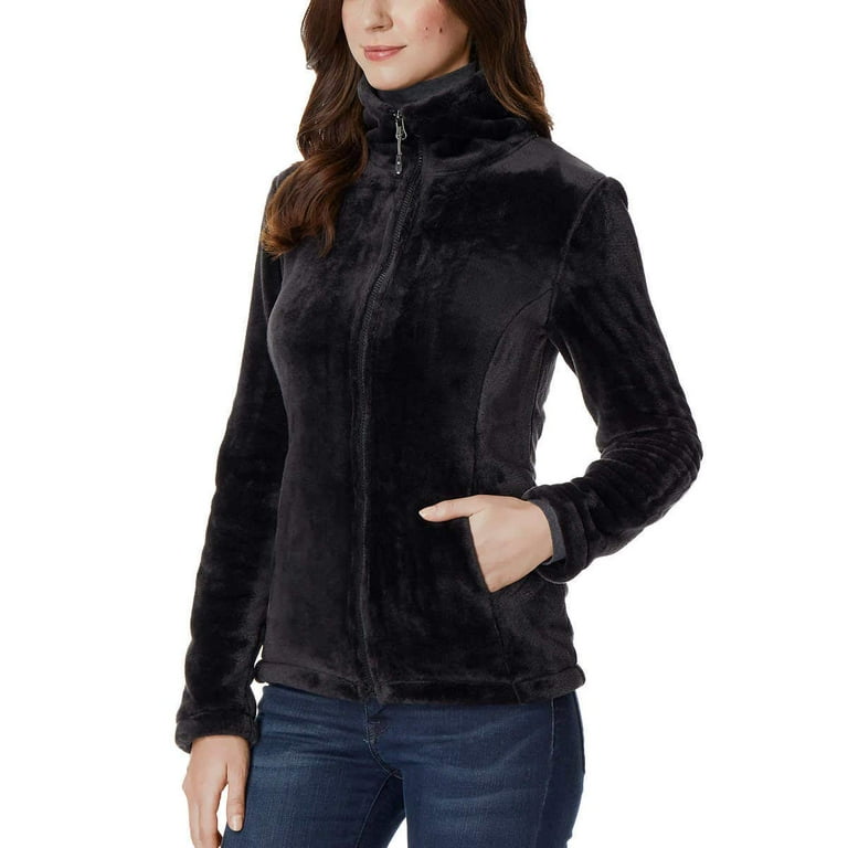 32 Degrees Heat Women Soft and Cozy Plush Velvet Full Zip Jacket