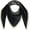 Stripe Black, variant on 100% Pure Mulberry Silk Square Scarf 35''x35 Head Wraps Scarfs for Women Night Sleeping with Gift Packed