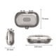 thumbnail image 3 of WDOplteas Estuche Transparente Estuche Protector Rígido PC A Prueba Golpes para TOZO OpenBuds (gris), 3 of 3