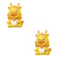 thumbnail image 1 of Inteprter De Dragón De Resina Cautiva La Atención De Dragón En Varios Estilos Y Colores Múltiples Dragón Pequeño Amarillo-B Amarillo Pequeño dragón-B 2Conjunto, 1 of 6