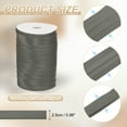 thumbnail image 2 of Uxcell Double Fold Bias Tape, Continuous Bulk Satin Fabric for Sewing and Quilting Medium Gray, 2 of 7