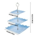 thumbnail image 1 of CEHVOM Three-tiered Fruit Tray Dried Fruit Tray Dessert Tray Multi-tiered Cake Stand, 1 of 2