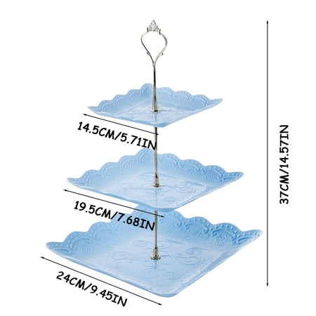 

Up to 50% Off Dvkptbk Three-tiered Fruit Tray Dried Fruit Tray Dessert Tray Multi-tiered Cake Stand