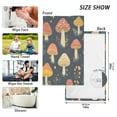 thumbnail image 6 of Yayeee 100% Cotton Hand Towels for Bathroom 16" x 28" Kitchen Towel, Black Mushroom Pattern, 6 of 7