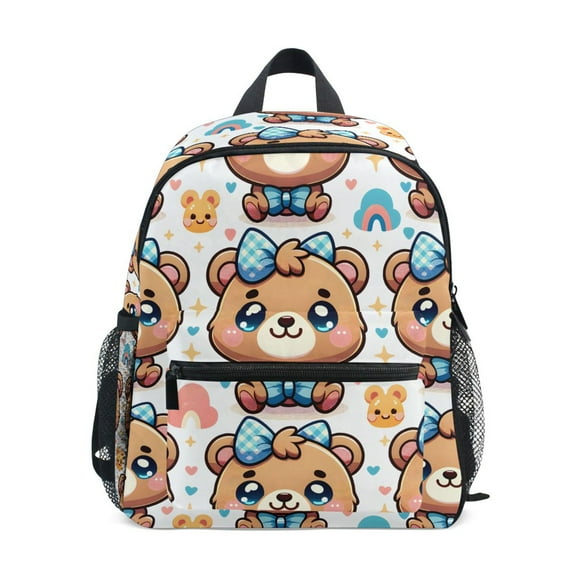 ALAZA Cute Cartoon Bears School Backpack Small Bookbag Mini Bags