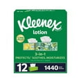 thumbnail image 2 of Kleenex Lotion 3-Ply Coconut Oil Facial Tissues 12 boxes, 120 tissues/box, 2 of 2