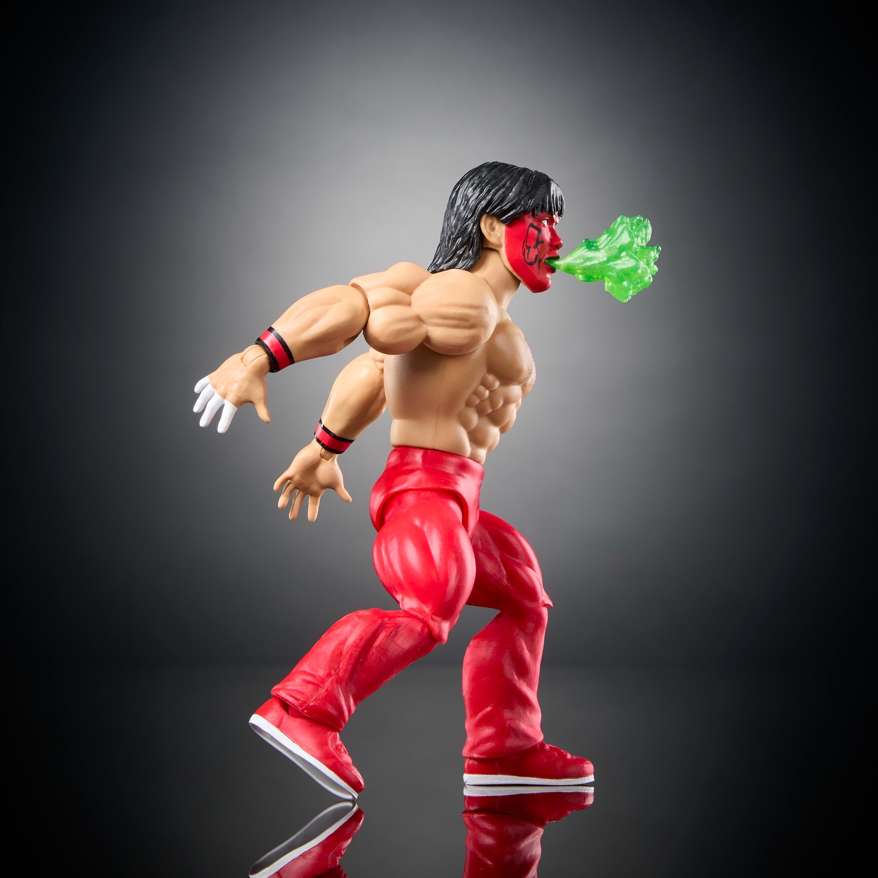 WWE Superstars The Great Muta Action Figure & Accessories, Series 14 Retro 6-inch Collectible Set