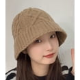 thumbnail image 7 of CoCopeaunt Women Knit Bucket Hat Slouchy Cable Warm Soft Cap Cute Thick Fisherman Hat, 7 of 7