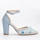 thumbnail image 1 of Ivy - Zapatos de boda con encaje floral 3D azul azul cielo 22 CM, 1 of 5
