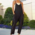 thumbnail image 1 of Monos Casuales Monos informales para mujer Traje de diario sin mangas con ajuste holgado elástico (negro XL) Ygjytge para Mujer Negro T M, 1 of 6