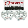 thumbnail image 3 of Sixity Auto 2 pc 1.25" 5x4.5 Wheel Spacers compatible with Jeep Comanche Grand Cherokee Liberty Wrangler 1/2-20tpi 1.25in Studs Lugs, 3 of 7