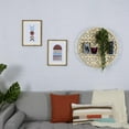 thumbnail image 2 of Gold Metal Moraccan Design Wall Shelves, 2 of 6