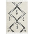 thumbnail image 2 of Abani Willow Moroccan Cream Shag Rug 6' x 9' 6' x 9', 2 of 5