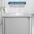 thumbnail image 5 of Garvee 4 Gallon Step Trash Can, 15 Liter Rectangle Slim Garbage Can for Bathroom, Stainless Steel Rubbish Bin with Removable Inner Bucket, Perfect for Kitchen, Office, 5 of 7