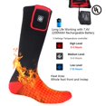 thumbnail image 3 of Sun Will Heated Socks Men Women Battery Sock for Cold Feet Thermal Electric Socks for Camping Winter Footwarmers, 3 of 7