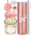 thumbnail image 6 of MEANT2TOBE 18th Birthday Girl Gift Set: Tumbler & Decorations for Women, 6 of 8