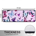 thumbnail image 5 of Kitchen Rugs Sets Of 2,Pink Butterfly Pattern Anti Fatigue Kitchen Mat Rugs Non Slip Washable,Decorative Kitchen Floor Mats for Kitchen,Sink,Laundry,17"x47"+17"x47", 5 of 5