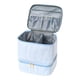 thumbnail image 3 of Estuche de transporte para esmaltes de uñas, bolsa de almacenamiento, organizador de suministros para uñas para acampar en casa azul, 3 of 6