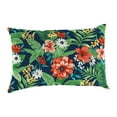 thumbnail image 5 of Jordan Manufacturing 12" x 18" Natalia Alpine Navy Floral Rectangular Outdoor Lumbar Throw Pillow (2 Pack), 5 of 10