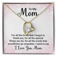 thumbnail image 4 of To My Mom For All The Times Forever Necklace w Message Card, 4 of 20