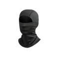 thumbnail image 3 of Xfvqtps Kids Balaclava Face Mask for Child Ski Outdoor Sports Windproof Balaclava Cap Solid Color Full Face Mask Stretch Soft Winter Insulated Neck Protection Hood Black-Kids, 3 of 9