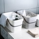 thumbnail image 1 of Xihbxyly Cesta de Baño Portátil, Diseño de Plástico Duradero, Asa Cómoda para Transportarla Fácilmente, Gran Capacidad para Ropa y Accesorios, Versátil para Baño o Dormitorio, Tamaño 32,2 X 19,5 X 18, 1 of 7